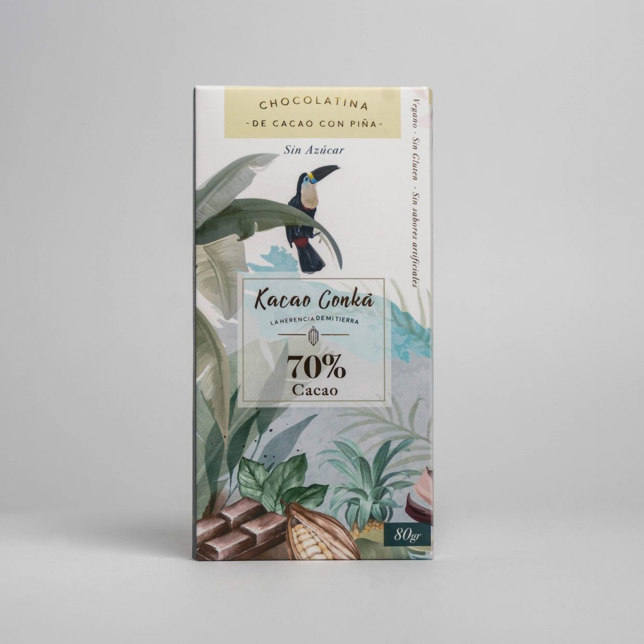 평원의 파인애플을 곁들인 카카오 콘카 